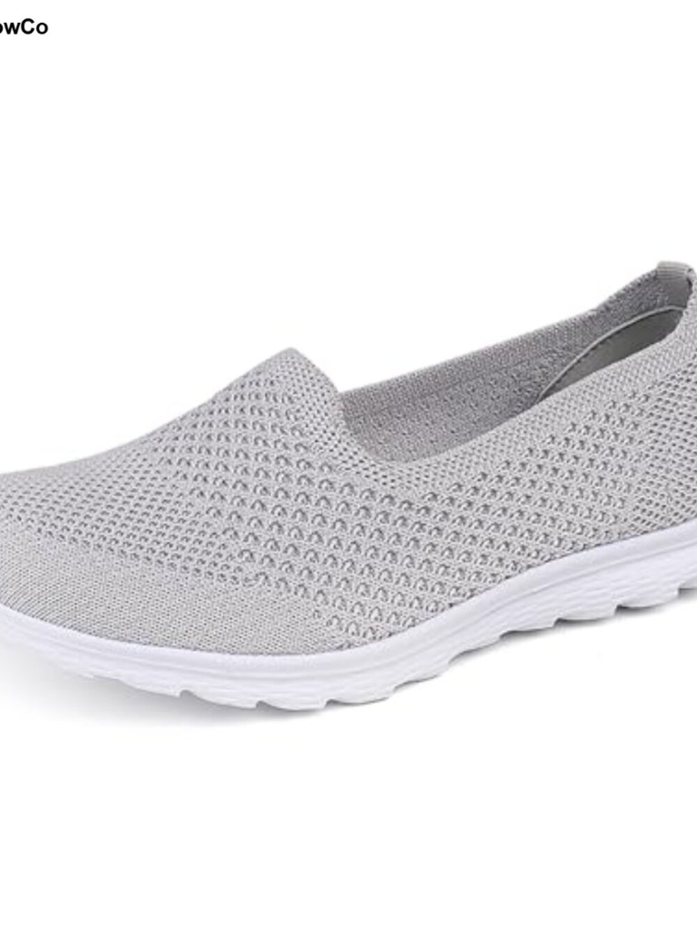Women's Slip-on Knit Walking Shoes Memory Foam Lightweight Athletic Loafers